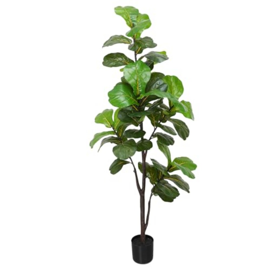 Artificial Fiddle Leaf Fig Tre - Ficus Lyrata Tree 리뷰 및 가격