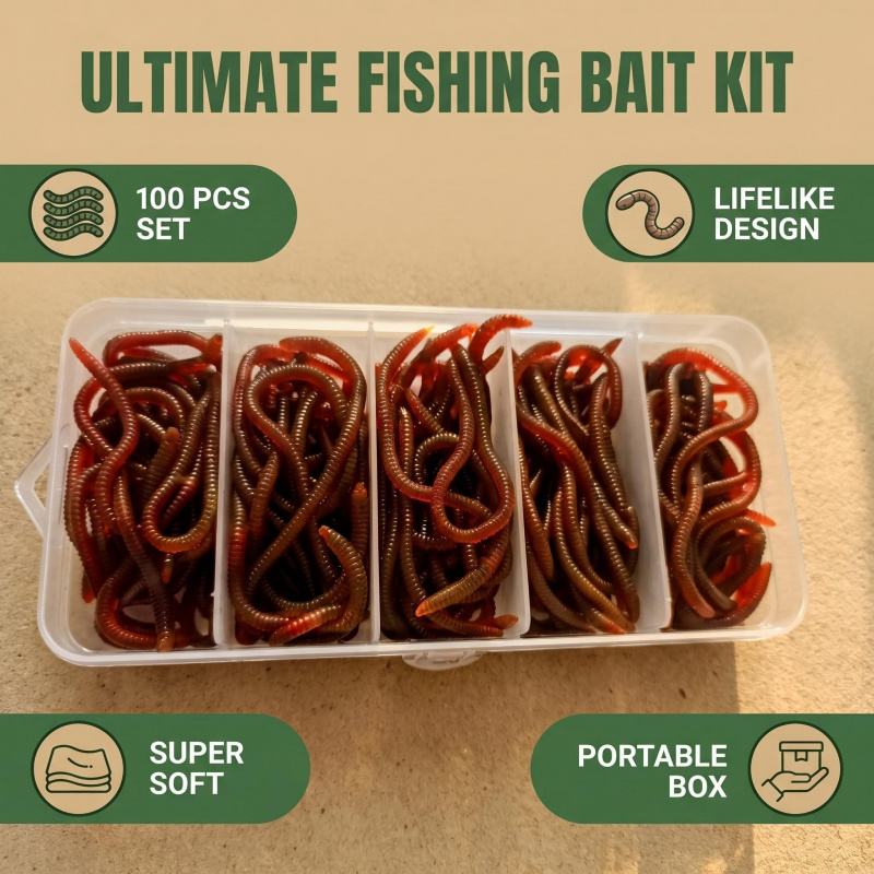 100pcs Soft Lure Bass Bream Bl - Aglaonema Red 리뷰 및 가격