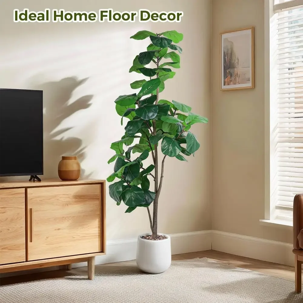 Artificial Large Ficus Lyrata  - Ficus Lyrata Tree 리뷰 및 가격