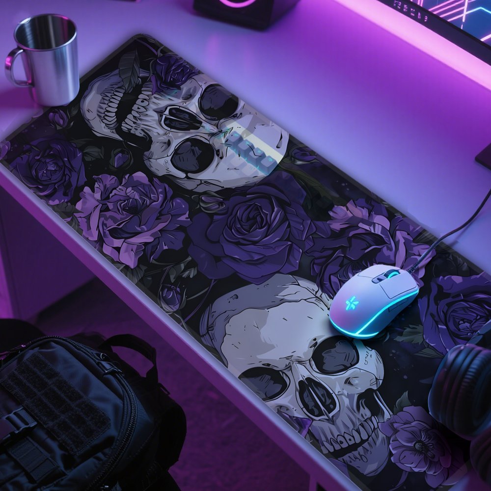 Gothic skull and purple flower - Tradescantia Purple 리뷰 및 가격
