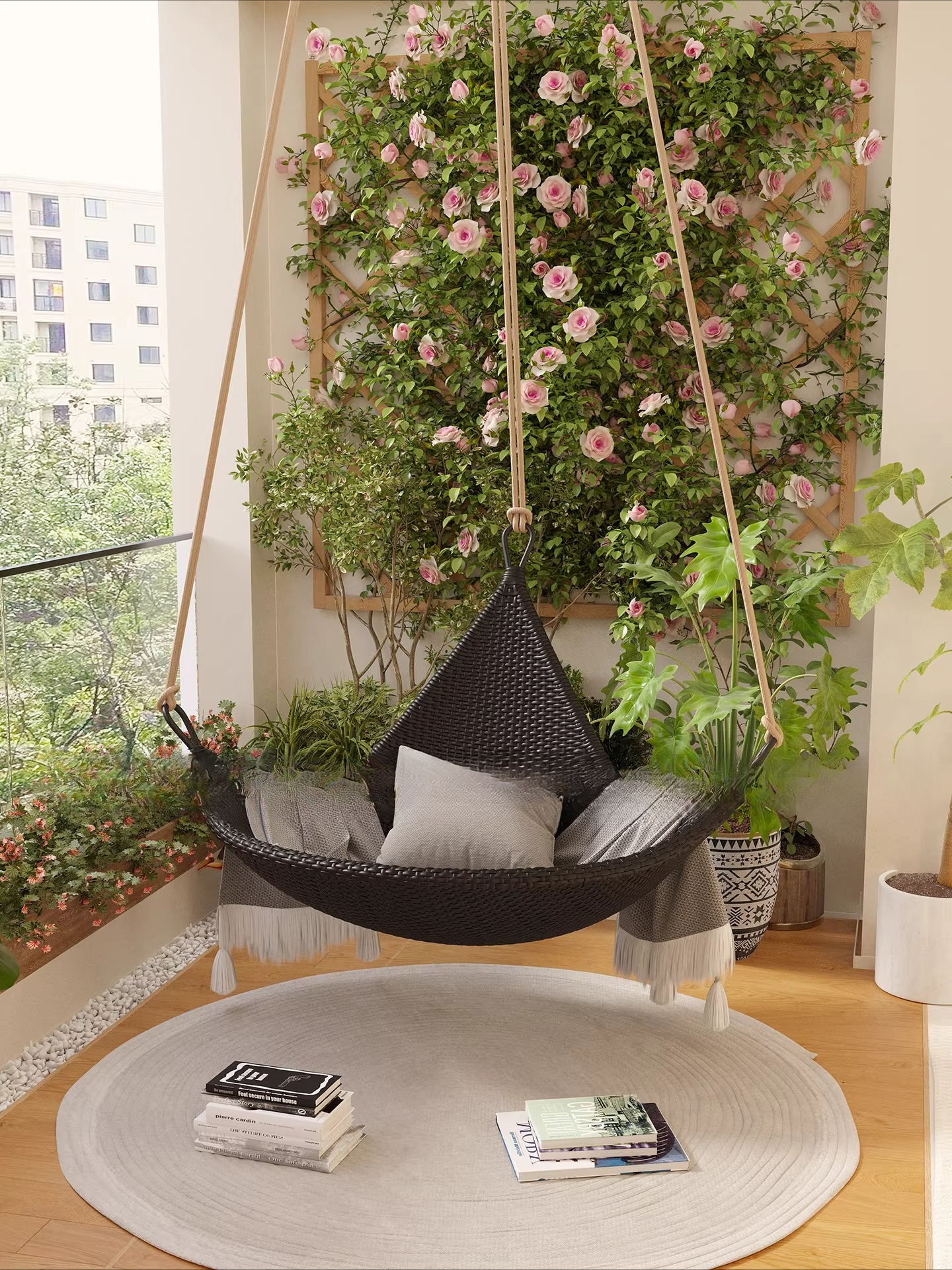 hanging chair cradle hanging b - Spider Plant Hanging 리뷰 및 가격