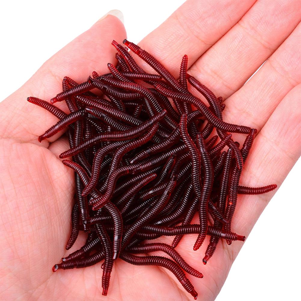 50/100PCS Soft Lure Bass Bream - Aglaonema Red 리뷰 및 가격